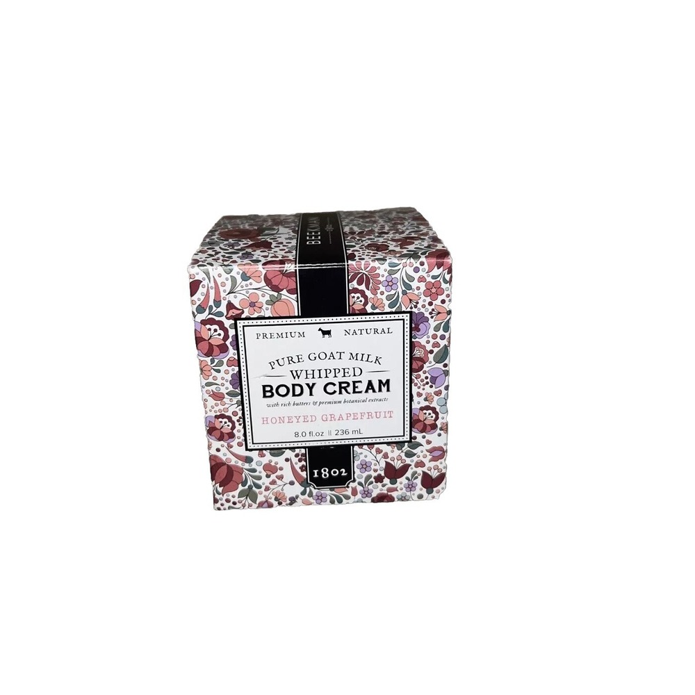Beekman 1802 Pure Goat Milk Whipped Body Cream Honeyed Grapefruit 8oz New